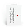 It Is Because of You Lit Card