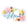Mom Cursive Floral Sticker