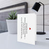 It Is Because of You Lit Card