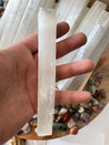 WHOLESALE Selenite Wands 4 inch , 6inch -  Raw Selenite - Selenite Crystal Wands - Selenite Stick For Reiki Healing, FREE SHIPPING