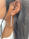 boho stick earrings